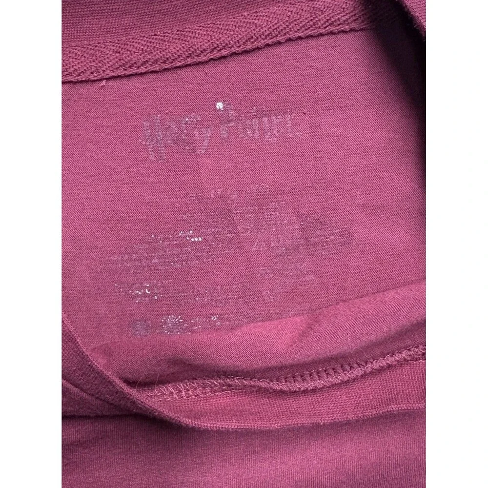 Men's Harry Potter Hogwarts Alumni Long Sleeve T-Shirt XL Maroon Large Crest